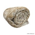 New Arrivals Super Soft 3 PLY Heavy Quality Mink & Embossed Blanket - Light Brown