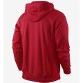 Original Mens Nike 100% Dri Fit THERMA FIT STAY WARM HOODIE RED 839102 657 Size Large