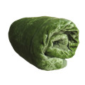New Arrivals Super Soft 3 PLY Heavy Quality Mink & Embossed Blanket - Green