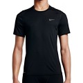 Original Mens Nike Dry Miler Short Sleeve DRI FIT Running Shirt Black 683527 010 Size Large