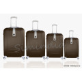 Set of 4 Suitcases Travel Trolley Luggage, ABS with Universal Wheels - Travel in Style Coffee Colour