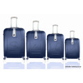 Set of 4 Suitcases Travel Trolley Luggage ABS Universal Wheels Travel in Style - Blue