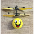 New Arrival Emoji Flying Ball Flashing Infrared Induction Helicopter Flash