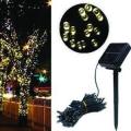 50 LED Solar String Fairy Lights - 5m