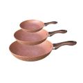 3pc Frying Pan Marble Coated Set - Assorted Colors (20, 24 & 28 cm)