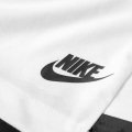 Original Nike Mens Sportswear Bonded Knit T-Shirt In White 805122 100 Size L