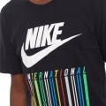 Original Mens Nike INTERNATIONAL PRINT T-SHIRT BLACK 847443 010 Size XL