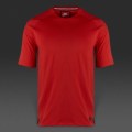 Original Nike Mens Sportswear Bonded Knit T-Shirt In Red 805122 657 Size Large