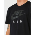 Original Mens Nike Sportswear AIR 3 Short Sleeve T-Shirt in Black 891426 027 Size XL