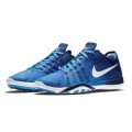 Original Women's Nike Free TR 6 Print Training Shoe Blue Glow/ White 833424 400 Size UK 5 (SA 5)