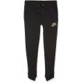Original Nike Girls Mädchen Modern Gold Swoosh Sportswear Pant Trousers Black AT3374 010 Size XL