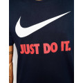 Original Mens Nike T-Shirt With Just Do It Swoosh 707360 475 Size Medium
