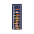 9-Tier Canvas Shoe Storage Rack - Assorted Color