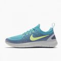 Original Women's Nike FREE RN DISTANCE 2 Polarized Blue/ VOLT 863776 402 Size UK 5.5 (SA 5.5)