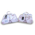 Set Of 2 Duffle Travel Bags with Universal Wheels Paris Themed
