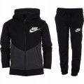 Nike BIG Boys Sports Wear Full TRACKSUIT WARM FLEECE AJ6729 010 Size Medium
