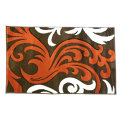 Brand New Turkish Door Mat - 1454A Brown and Dark Orange (Measures 60cm x 100cm)