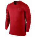 Original Nike DRI-FIT Long-sleeve Running Dry Miler Top in Red AT3949 687 Size Medium