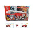Jie Star 202pcs Self Assemble Fire Rescue Truck Toy