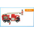 Jie Star 202pcs Self Assemble Fire Rescue Truck Toy