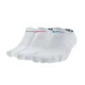 Original Women's 3 Pairs Nike Performance Cushioned Low Cut Socks White SX5175 010 Size UK 5-8