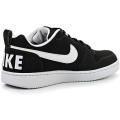 Original Mens Nike Court Borough LOW 838937 010 BLACK/ WHITE Size UK 11 (SA 11)