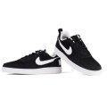 Original Mens Nike Court Borough LOW 838937 010 BLACK/ WHITE Size UK 11 (SA 11)