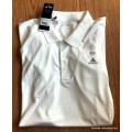 Original Men's ADIDAS Golf Climacool 3-Stripes Polo Shirt White BI3075 Size Extra Large