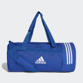 Original UNISEX adidas Convertible 3-Stripes Duffel Bag MEDIUM Blue DM7787