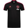 Original Men's adidas Manchester United Polo Shirt Black DP2278 Official Licensed Product Size Large