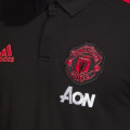 Original Men's adidas Manchester United Polo Shirt Black DP2278 Official Licensed Product Size Large