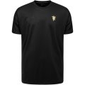 Original Mens adidas Manchester United T-Shirt Seasonal Black Official Licensed DQ0902 Size Large