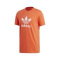 Original Men's adidas Trefoil Tee True Orange CL0277 Size Large