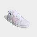 Original Women's adidas Grand Court Base Cloud White/ Clear Pink EE7480 Size UK 6 (SA 6)
