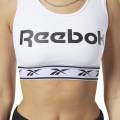 Original Womens Reebok Classics Vector Light Impact Bra White/Black EB5077 Size Medium
