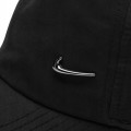 Nike UNISEX METAL LOGO SWOOSH CAP Black CI2653 010 One Size fits All