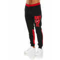 Original NIKE Mens Just Do It Sweat Pants Joggers Black/ Red CJ4556 011 Size Large