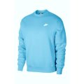 Original Mens NIKE Sportswear Club Crew Sweatshirt Fleece Blue BV2662 424 Size Large
