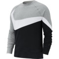 Original Mens NIKE Sportswear HBR CREW BB STMT Black/Grey BQ6461 063 Size Large