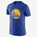 NIKE Men's Dri Fit NBA Golden State Warriors Logo Tee Shirt Blue BV8115 495 Size XL