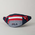 FILA Hip Sack Waistpack Running Waist Belt Bag Navy/ Red F1013269