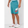 Nike Men's Sportswear Alumni Shorts Green/Blue AR2375 381 Size Large