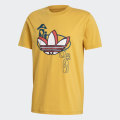 adidas Men's STREETBALL MULT TEE Active Gold EW3190 Size Large