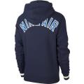 Nike AIR Men's Sportswear Full ZIP Hoodie Fleece Blue (LOOSE FIT) CN9117 451 Size XL
