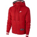 Nike AIR Men's Sportswear Full ZIP Hoodie WARM Fleece Red (LOOSE FIT) CN9117 657 Size XL