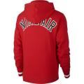 Nike AIR Men's Sportswear Full ZIP Hoodie WARM Fleece Red (LOOSE FIT) CN9117 657 Size XL