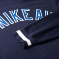 NIKE AIR Men's Fleece Crewneck Warm Sweatshirt Blue/White (LOOSE FIT) CN9123 451 Size XL