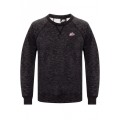 NIKE Men's Heritage Crew Warm Sweatshirt Black/Grey CN9681 011 Size Large