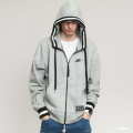 Nike AIR Men's Sportswear Full ZIP Hoodie Fleece Grey (LOOSE FIT) CN9117 063 Size Large