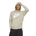 Nike Men's CLUB LOGO Hoodie (Standard Fit) Light Bone BV2973 072 Size Medium